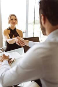 at the financial advisor at the financial advisor